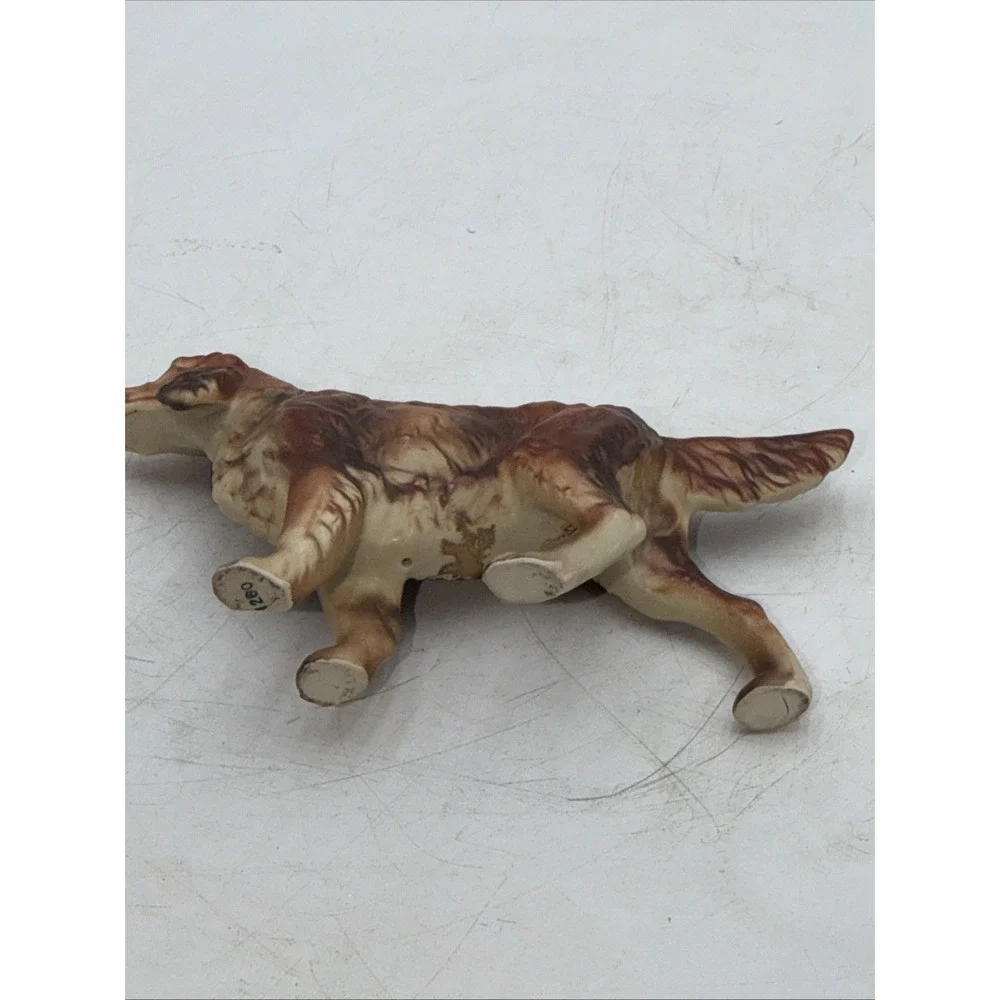 English Setter Dog Porcelain Figurine Marked #1260 Japan Great Condition